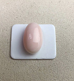 粉珊瑚戒面_蛋面珊瑚