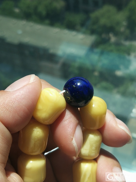 今日戴的还是蜜蜡_吊坠珠串蜜蜡