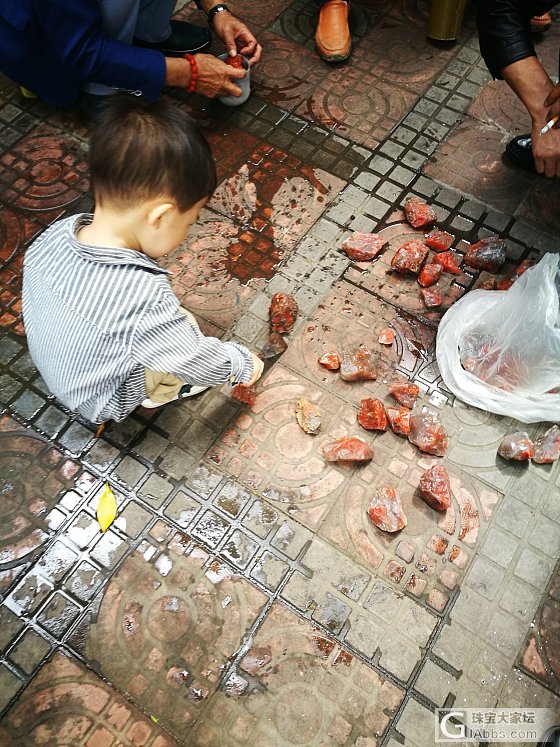 切割南红，从娃娃抓起~_南红