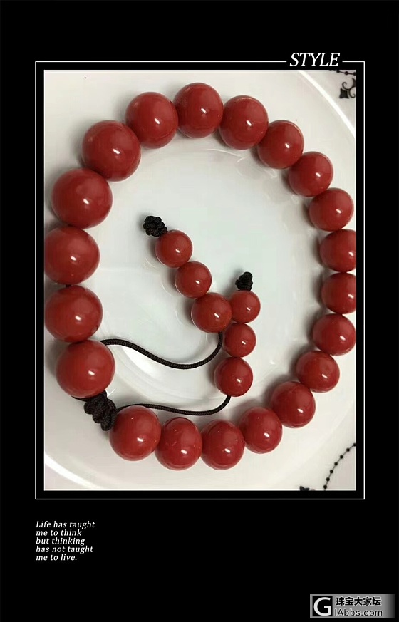 天然红珊瑚10mm 特深色手链 男女佩戴均可 送证书 送礼盒 🍒🍒13880_珊瑚