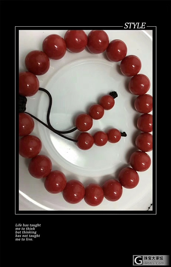 天然红珊瑚10mm 特深色手链 男女佩戴均可 送证书 送礼盒 🍒🍒13880_珊瑚