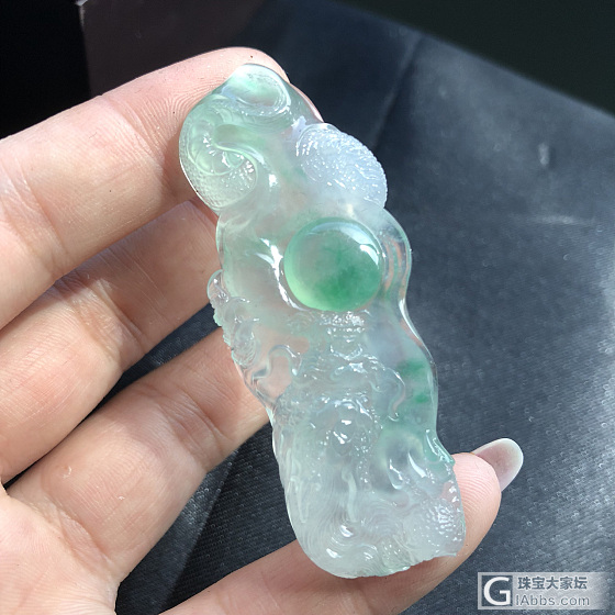 蟠龙戏珠_设计翡翠