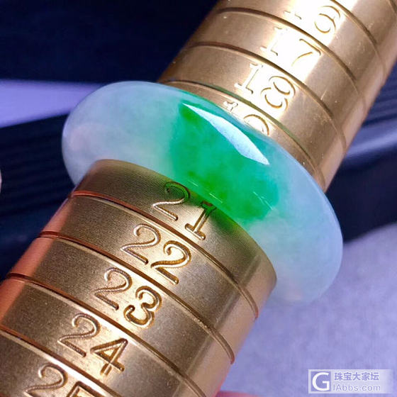 辣色戒圈，完美，圈口直径19.3/7.1/4.2_戒指翡翠