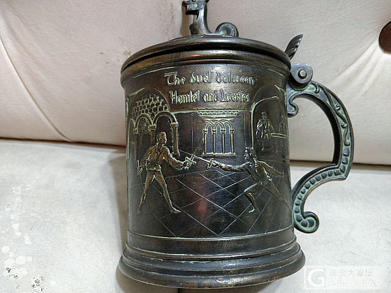 旅游收来的 英国纯铜杯_维修铜器铜玩工艺品