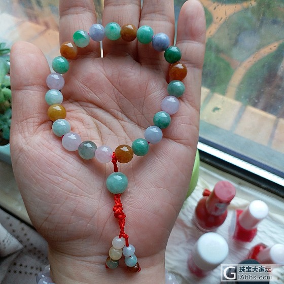 最近迷上了串珠子，玩得不亦乐乎_串珠翡翠
