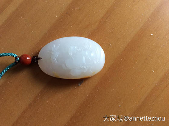 我的白玉荷花_挂件白玉