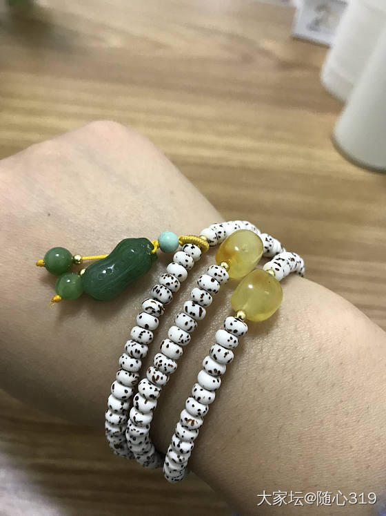 大家帮忙看下这串买成308元值吗，_珠串菩提子