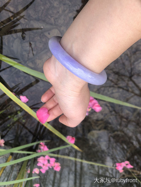 落花流水，天上人间_手镯翡翠