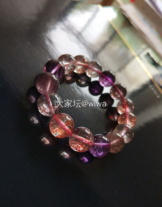 跟风入水晶_紫水晶珠串草莓晶水晶