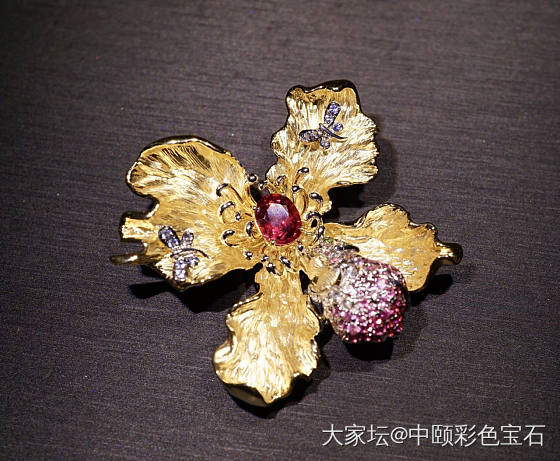 ##中颐天然红宝石胸针吊坠##  1.37ct_胸饰吊坠红宝石