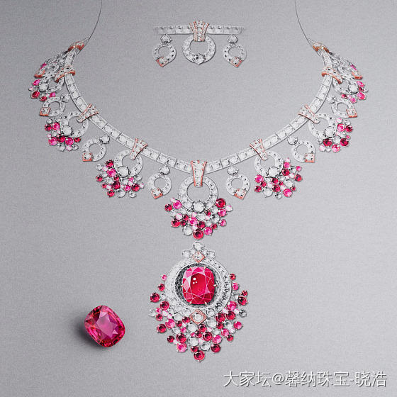 Van Cleef & Arpels 在2019年的新高级珠宝系列——「Trea..._红宝石