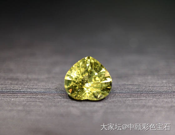 ##中颐天然未加热金绿宝石##  4.01ct 心形 AGTL证书_刻面宝石金绿宝石名贵宝石