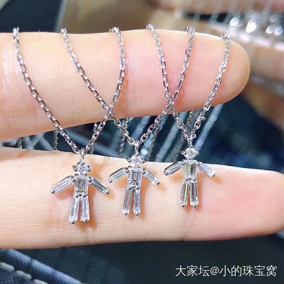 朋友圈看见的萌萌哒小钻人，有点可爱_颈饰