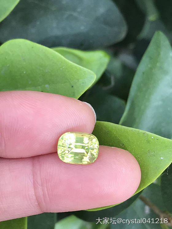 一个超好看的金绿宝石_刻面宝石金绿宝石