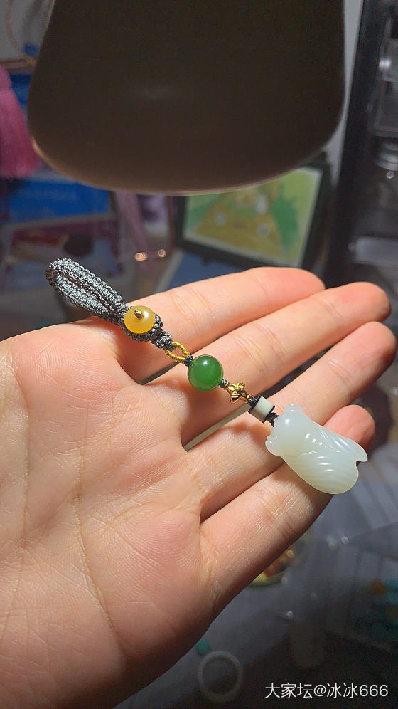 钥匙扣，我的最爱_挂饰和田玉