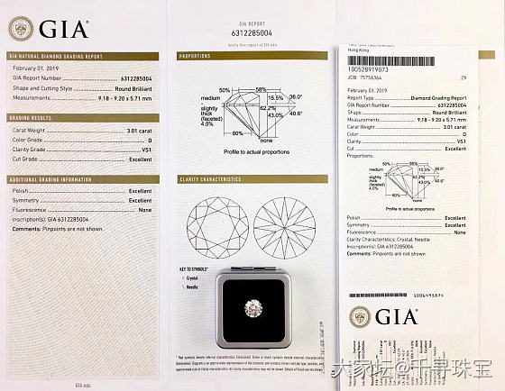 「3克拉圆钻现货」3.01 D VS1 3EX N GIA💎_钻石千寻珠宝