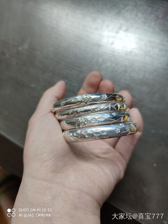 没到手时是新欢，得到了就是旧爱_手镯银
