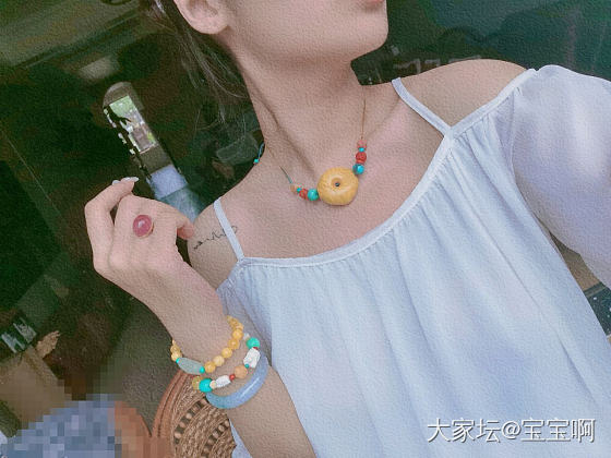 夏天就要五彩缤纷呀～_琥珀蜜蜡