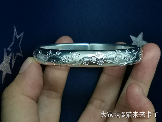 建工高山梅_手镯银