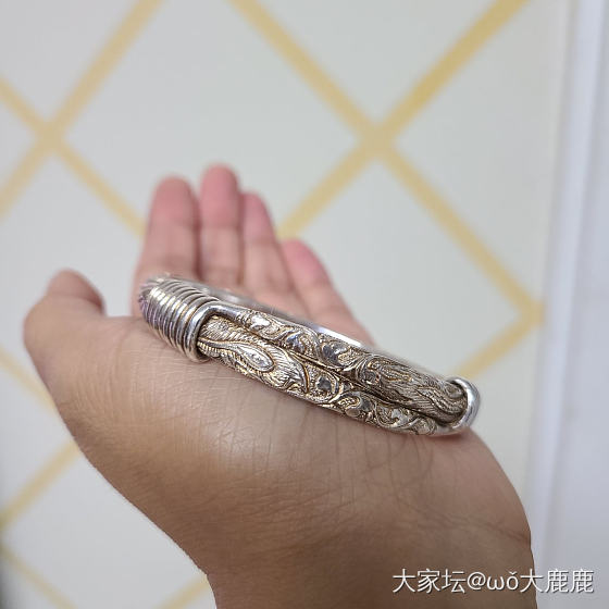 尝试做旧寸龙凤_银