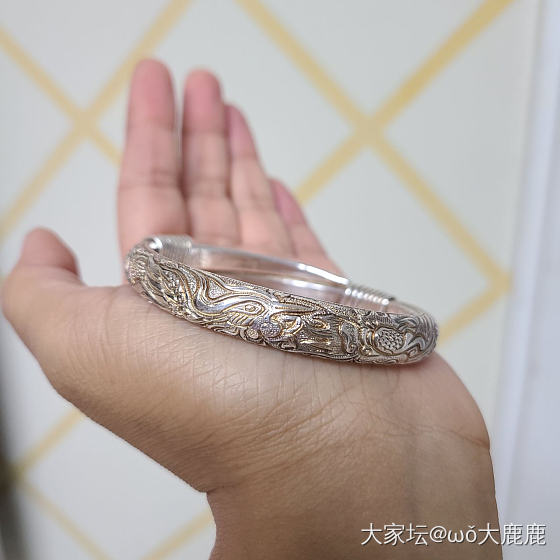 尝试做旧寸龙凤_银