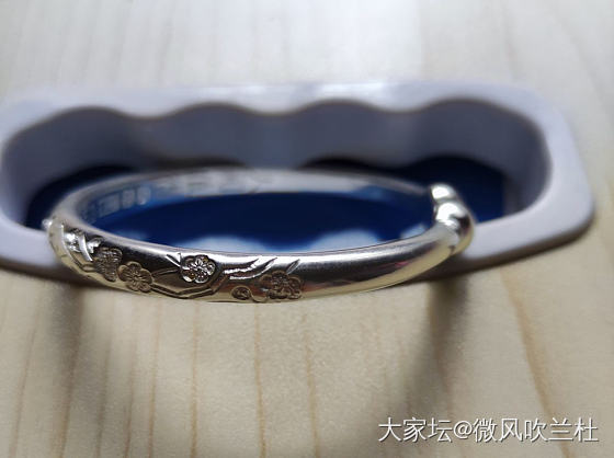 新年新镯子_手镯银