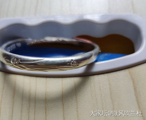新年新镯子_手镯银