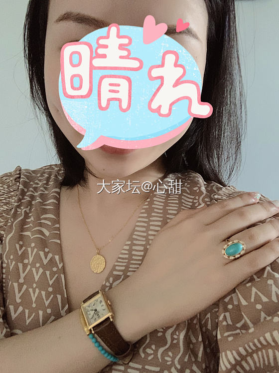 早上好！🌞每天都要美美的！😊_项链松石金