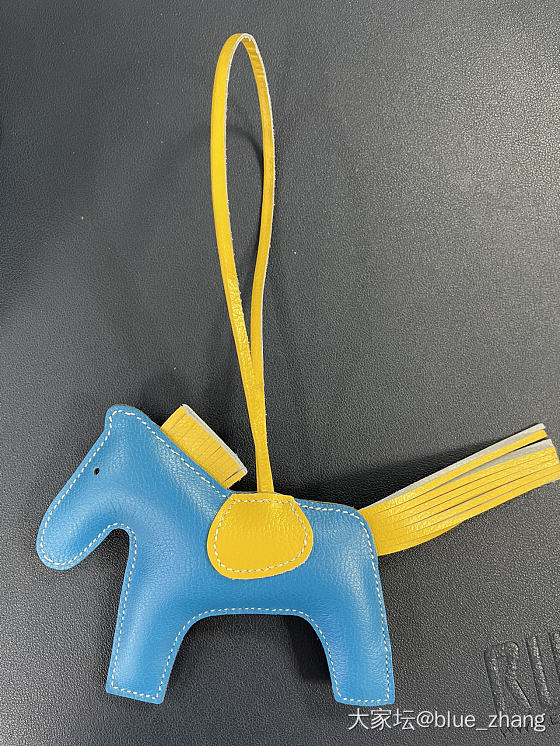 真皮小马挂件_手工diy