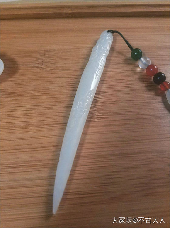 今日簪_和田玉