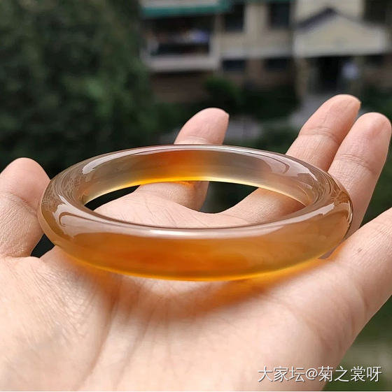 就是喜欢蜜糖玛瑙手镯，多来几张仙图～_手镯玛瑙