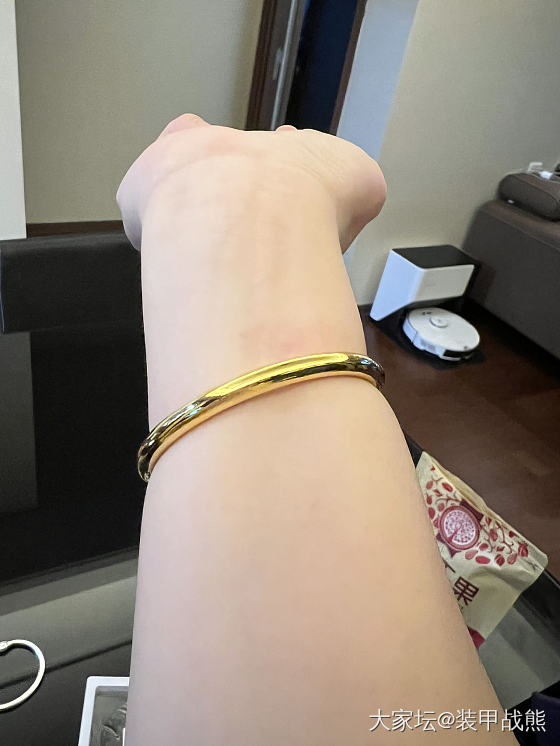 拿到了金闪闪_手镯福利社金