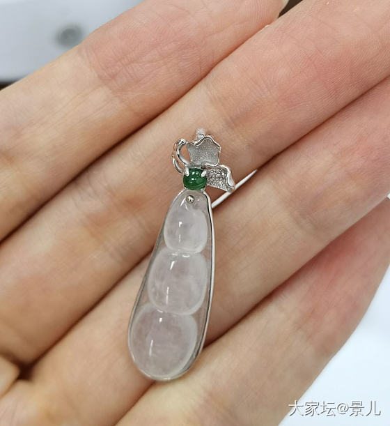 这个1200，怎么样，k金镶嵌_吊坠翡翠