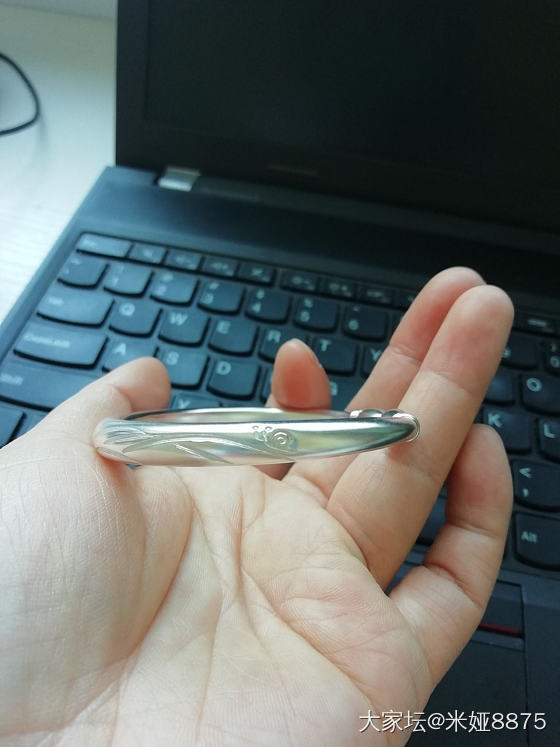 宝祥的镯子收到了_匠人银