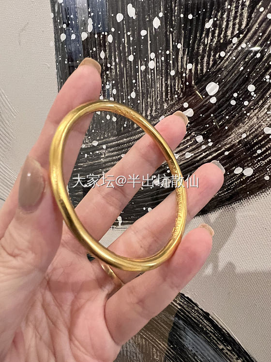 小珍甜甜圈到啦_匠人手镯金