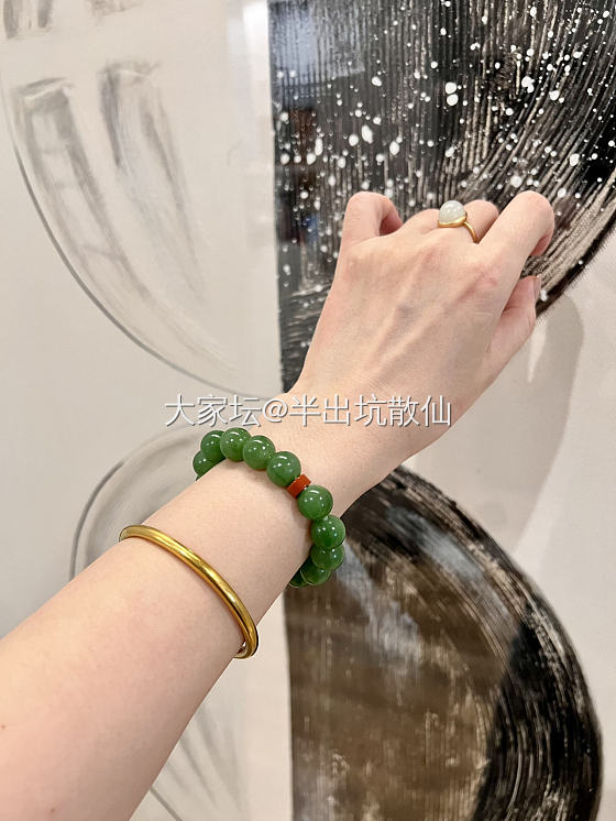 小珍甜甜圈到啦_匠人手镯金