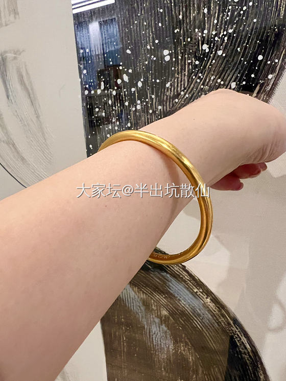 小珍甜甜圈到啦_匠人手镯金