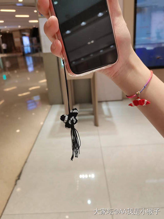 同事编的绳子真的太好看啦_编绳