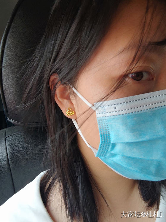 大鹅耳钉_耳钉金