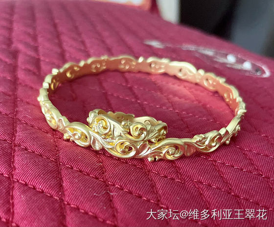 校长家的唐草纹手镯戒指终于到了！_戒指福利社手镯金