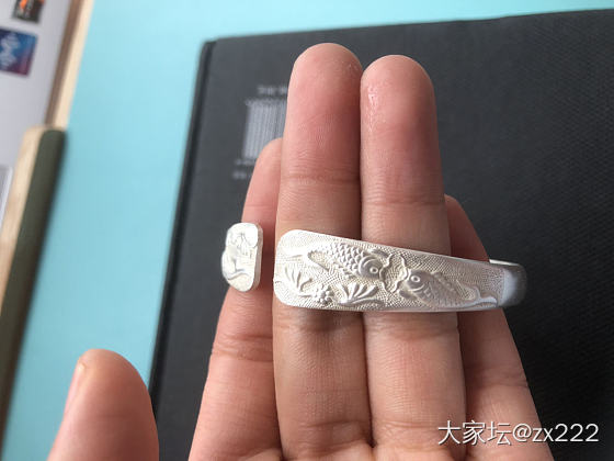 还不错的样子_手镯银