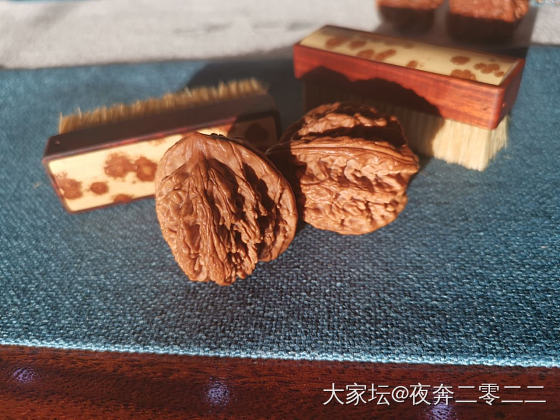 夏日已至，看扇子的那些竹木牙角，还有要刷起来的核桃。_文玩