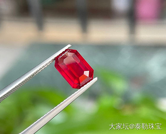 【泰勒彩宝】3.05ct无烧鸽血红_红宝石