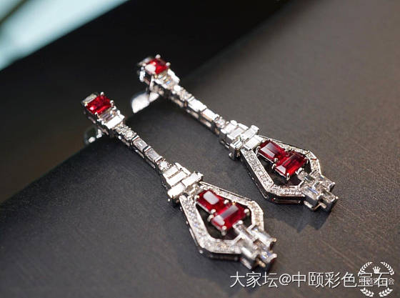 ##中颐天然红宝石耳坠##_耳饰红宝石名贵宝石