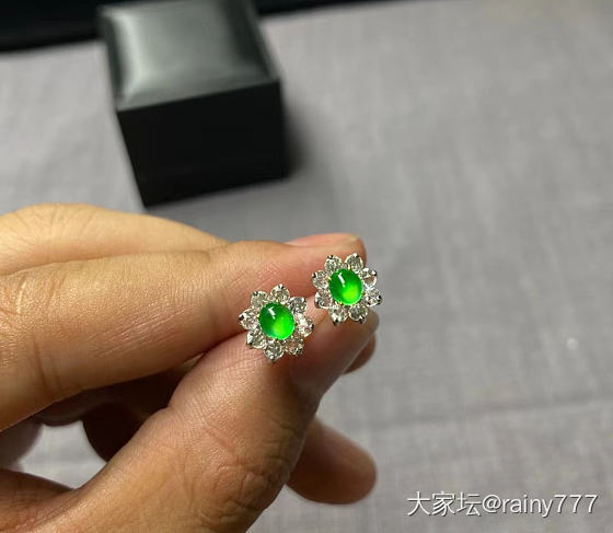 我的新耳钉_耳钉翡翠