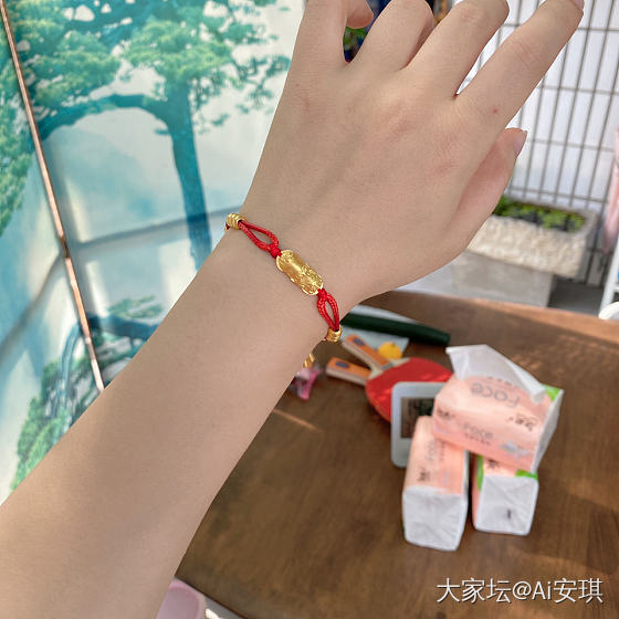 心心念念的老铺貔貅手绳终于到手啦_金