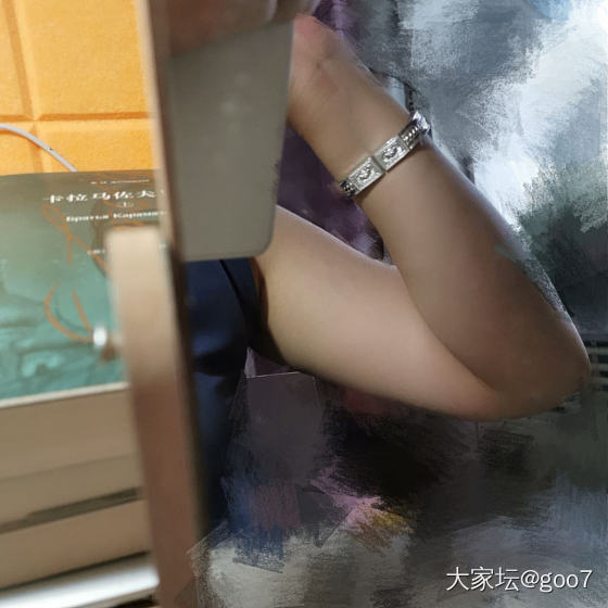 新镯子(´∇｀)_银