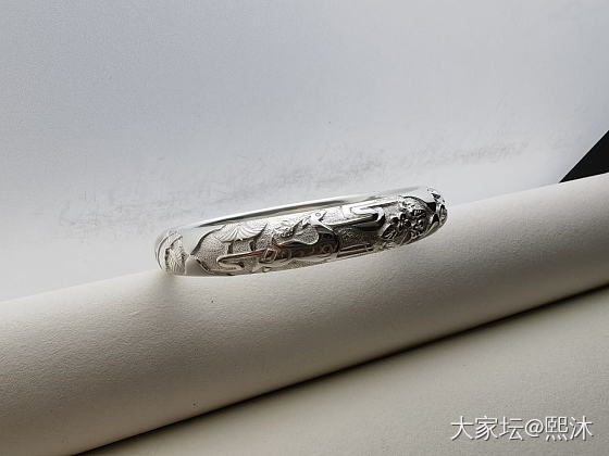 纪念一个新镯子_银