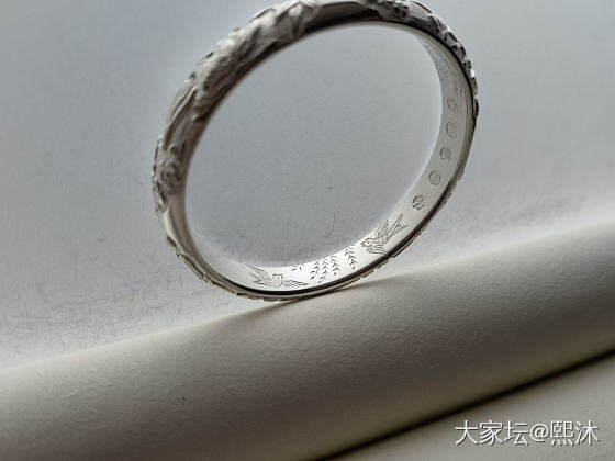 纪念一个新镯子_银