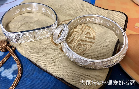 古语坊四君子，添香纳福，醉春风戒指_匠人戒指手镯银